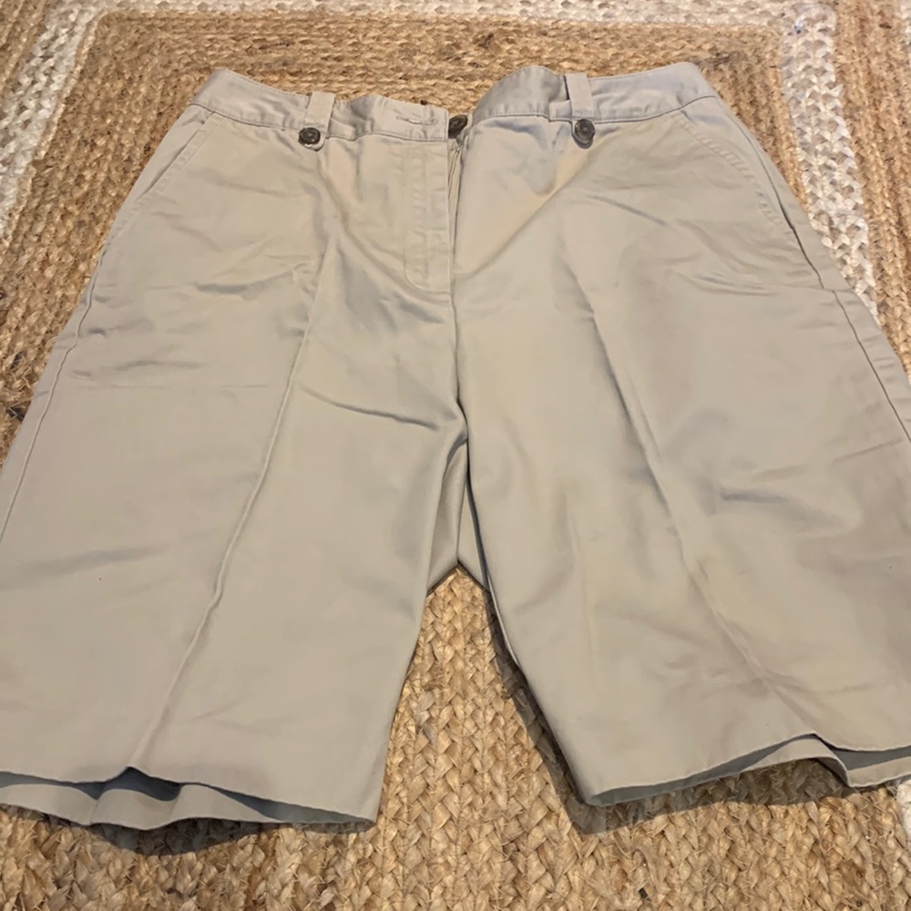 khaki capris/bermuda shorts